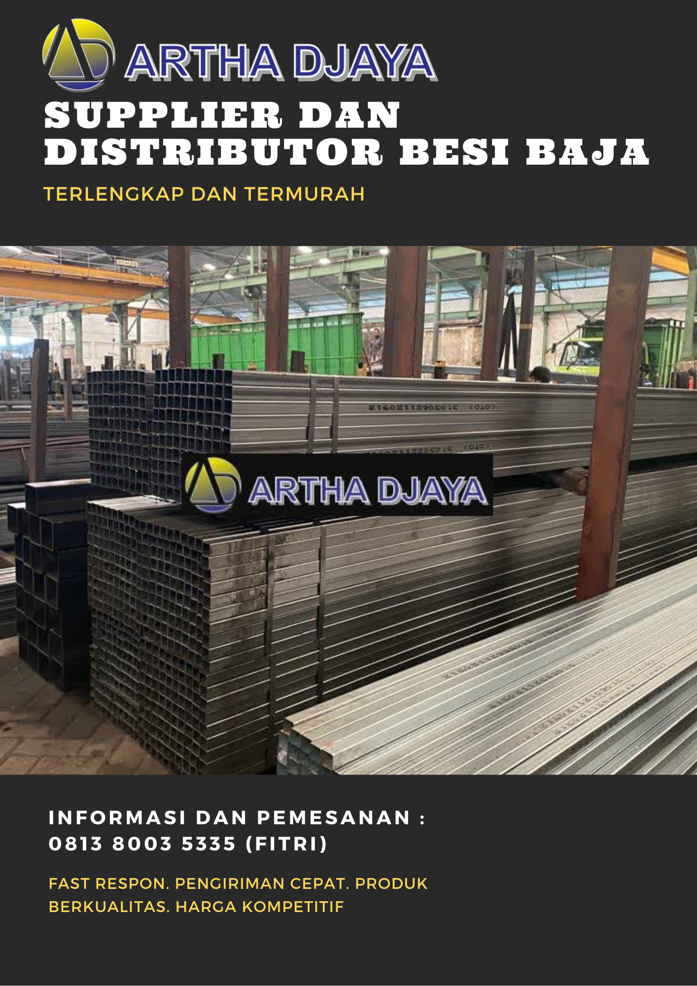Read more about the article Mengenal Perbedaan Besi Hollow Galvanis dan Besi Hollow Hitam